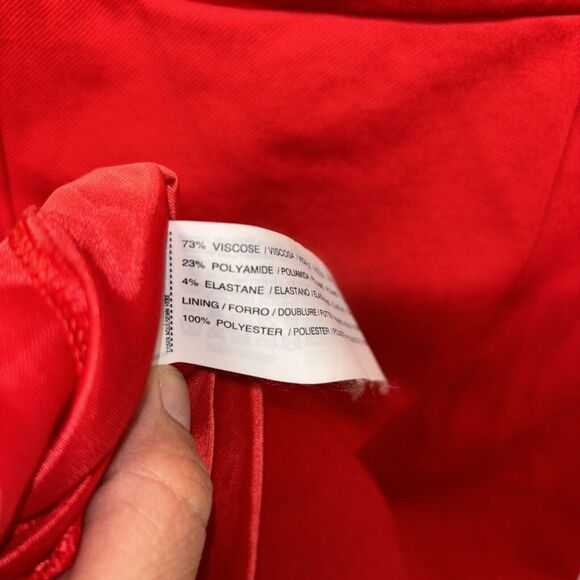 Womens Size S Mango Suit Red Sheath Dress EUC - Picture 3 of 4